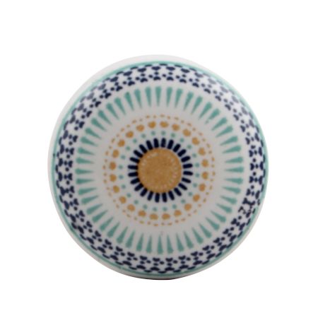 Wheel Flat Ceramic Wine Stopper